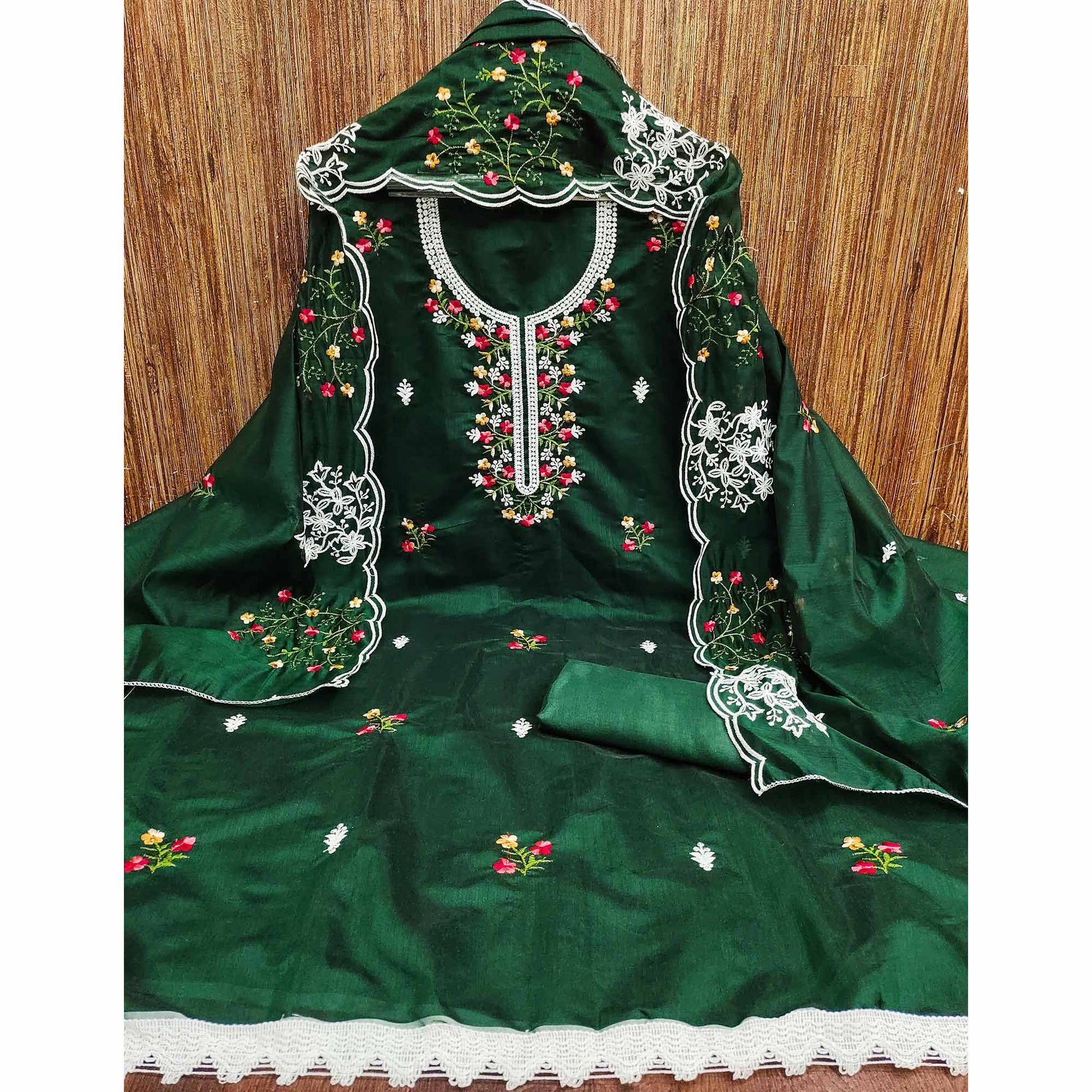 green-floral-embroidered-chanderi-cotton-dress-material-7