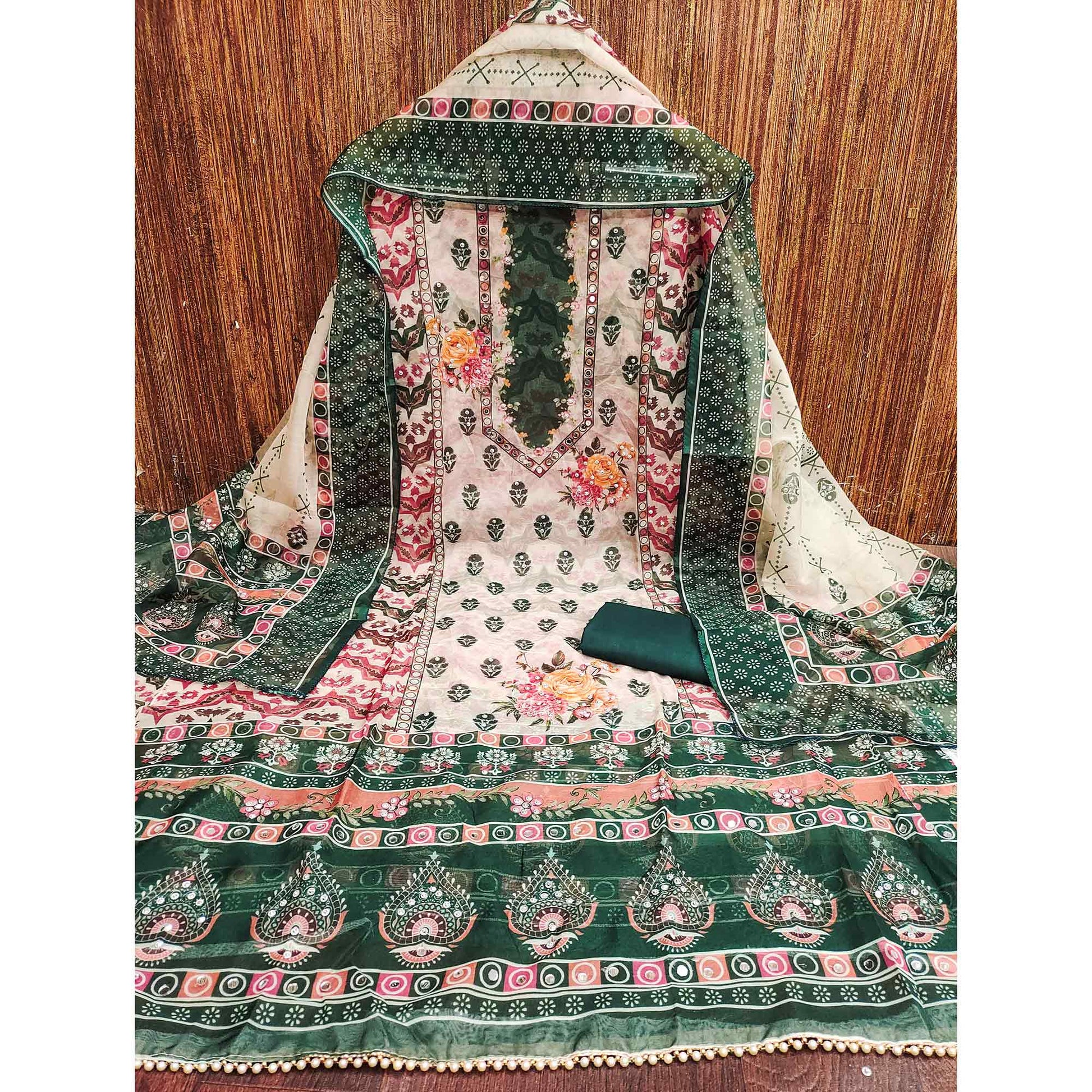 green-floral-digital-print-with-diamond-mirror-work-organza-dress-material