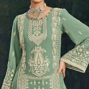 green-floral-embroidered-georgette-semi-stitched-palazzo-suit