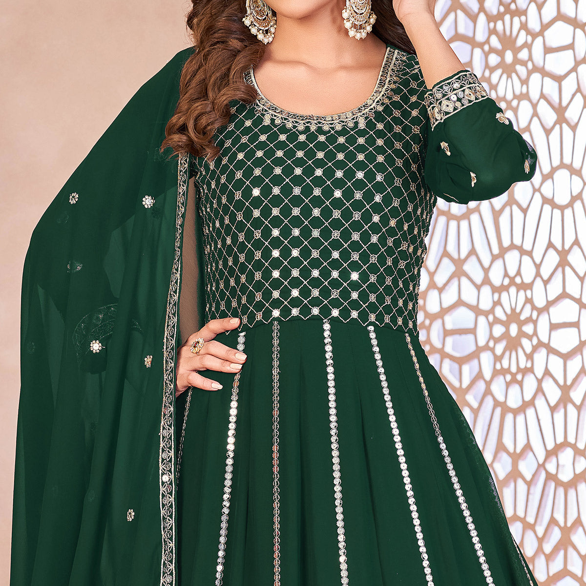 green-floral-sequins-embroidered-georgette-semi-stitched-anarkali-suit-1