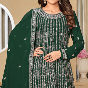 green-floral-sequins-embroidered-georgette-semi-stitched-sharara-suit