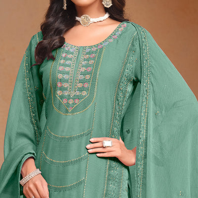 green-floral-embroidered-organza-semi-stitched-salwar-suit-4