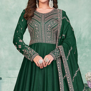 green-embroidered-art-silk-semi-stitched-anarkali-suit