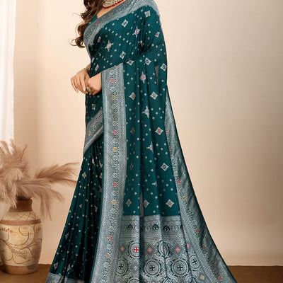 green-minakari-weaving-pure-silk-saree-1