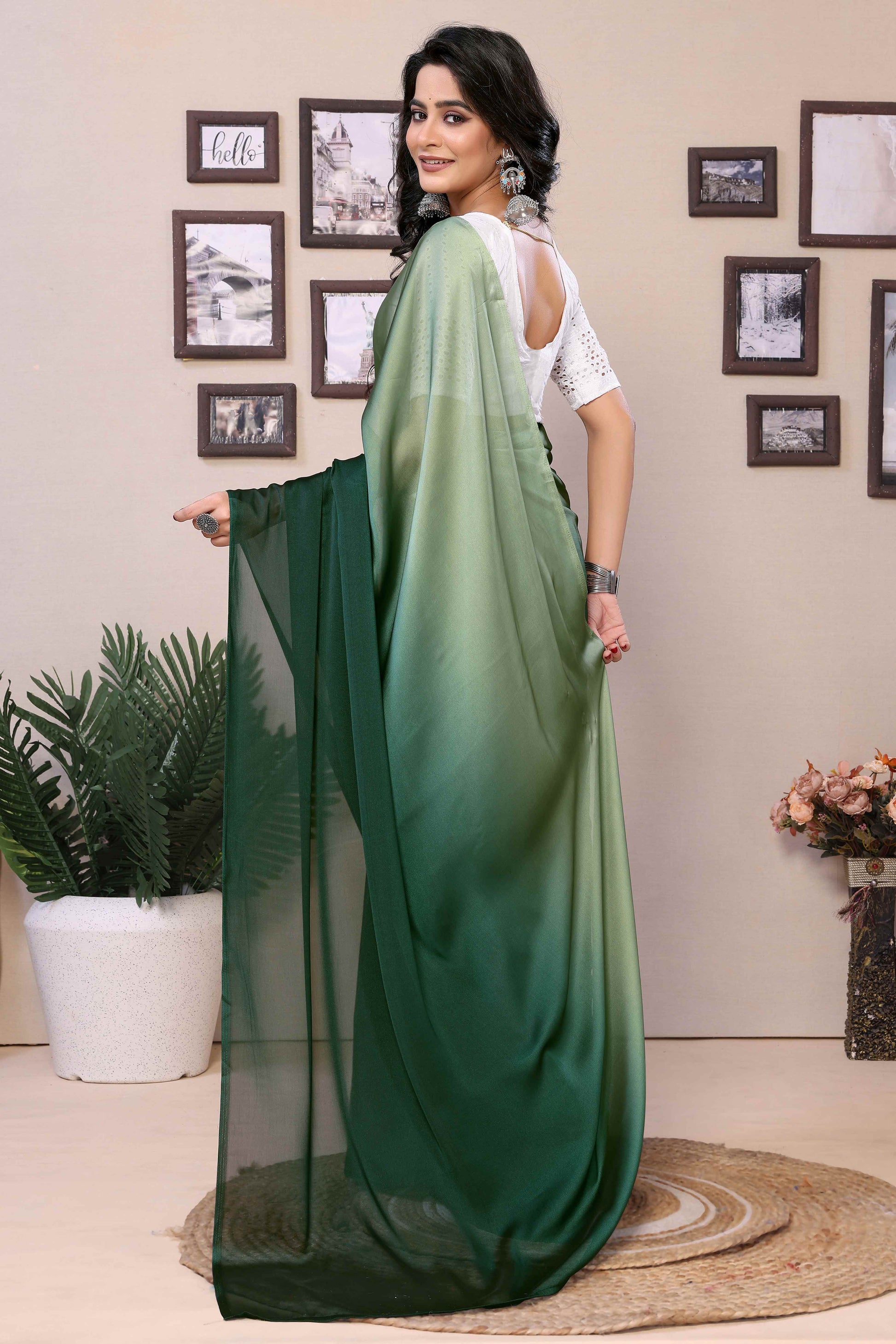17green-solid-satin-ready-to-wear-ombre-saree