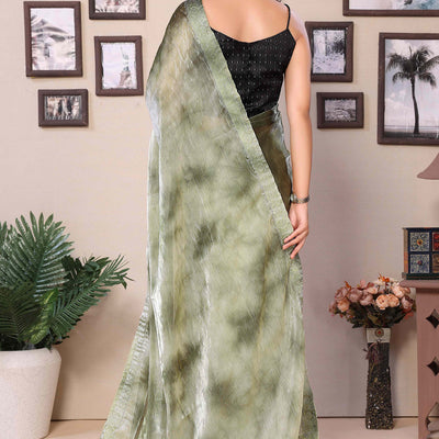 green-printed-with-diamond-work-zimmi-choo-organza-ready-to-wear-saree