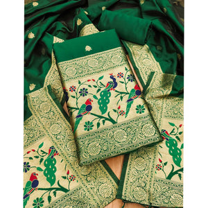 green-floral-zari-woven-banarasi-silk-dress-material-11