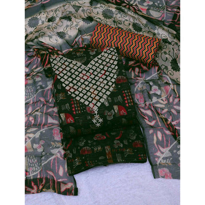 green-floral-printed-with-stone-work-yoke-pure-cotton-dress-material