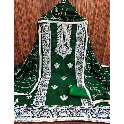 green-floral-embroidered-vichitra-silk-dress-material
