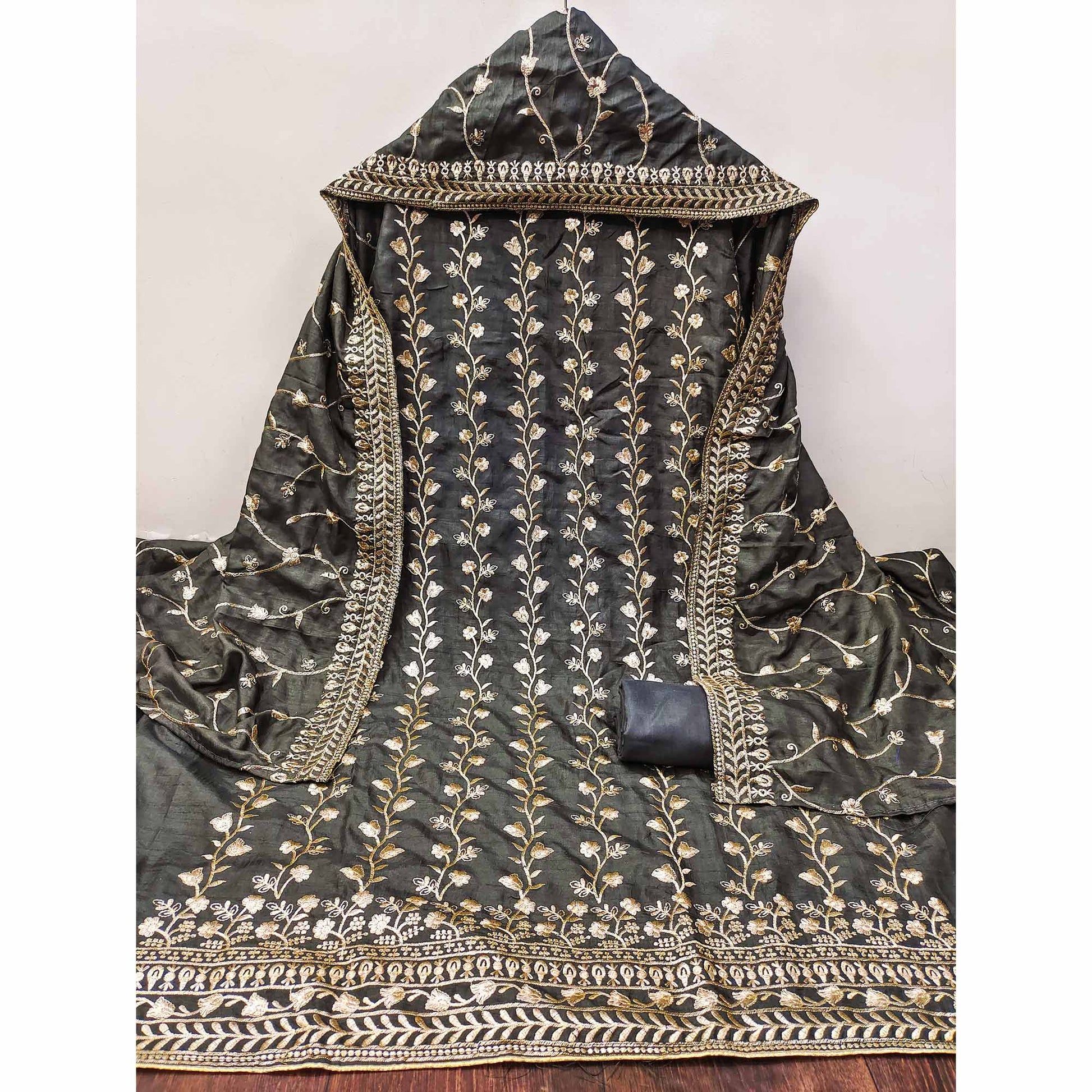 grey-floral-embroidered-vichitra-silk-dress-material-1