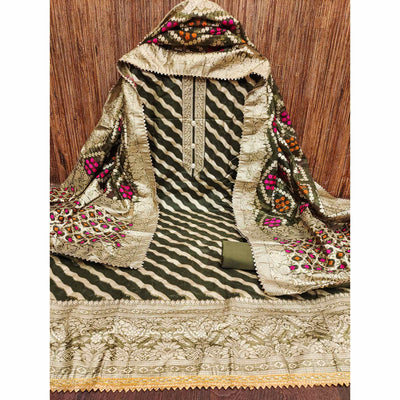 green-woven-jacquard-dress-material-5