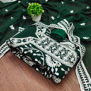 green-floral-sequins-embroidered-georgette-dress-material-4