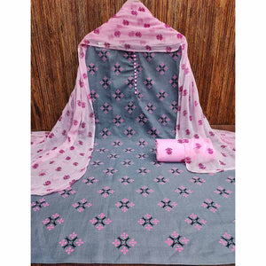 grey-pink-floral-printed-cotton-blend-dress-material