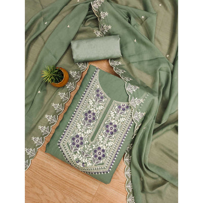 green-floral-sequins-embroidered-georgette-dress-material-13