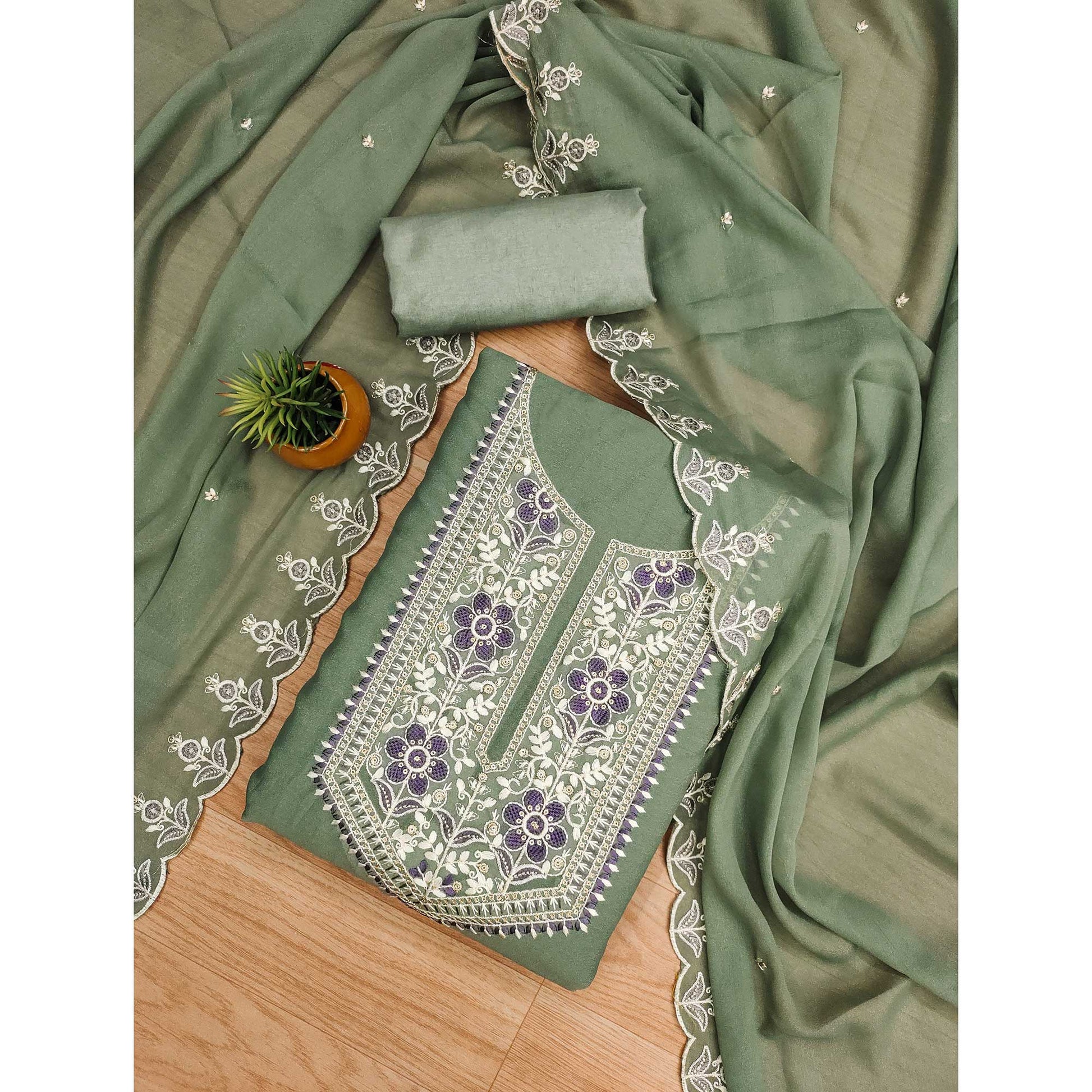 green-floral-sequins-embroidered-georgette-dress-material-13