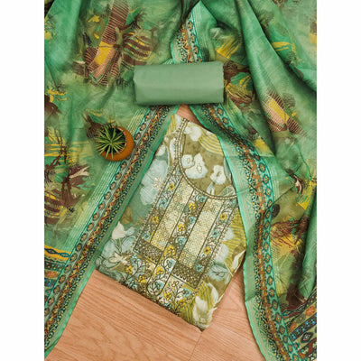 green-floral-foil-printed-with-embroidery-modal-cotton-silk-dress-material