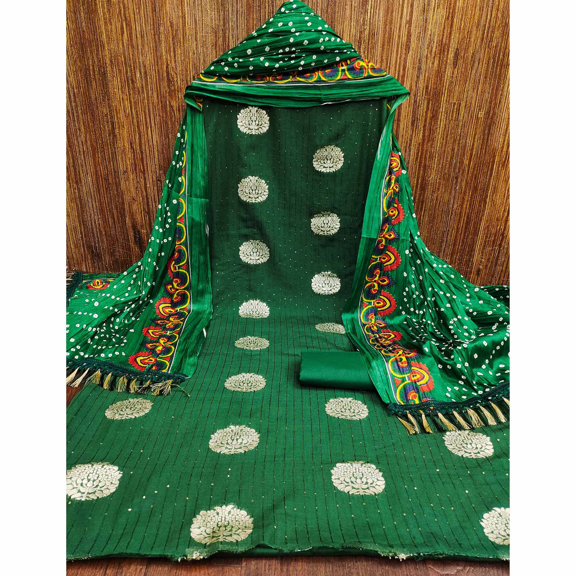 green-sequins-embroidered-with-woven-jacquard-dress-material