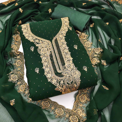 green-embroidered-with-swarovski-work-georgette-dress-material