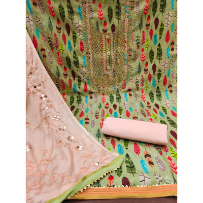 green-digital-printed-with-sequins-work-cotton-blend-dress-material