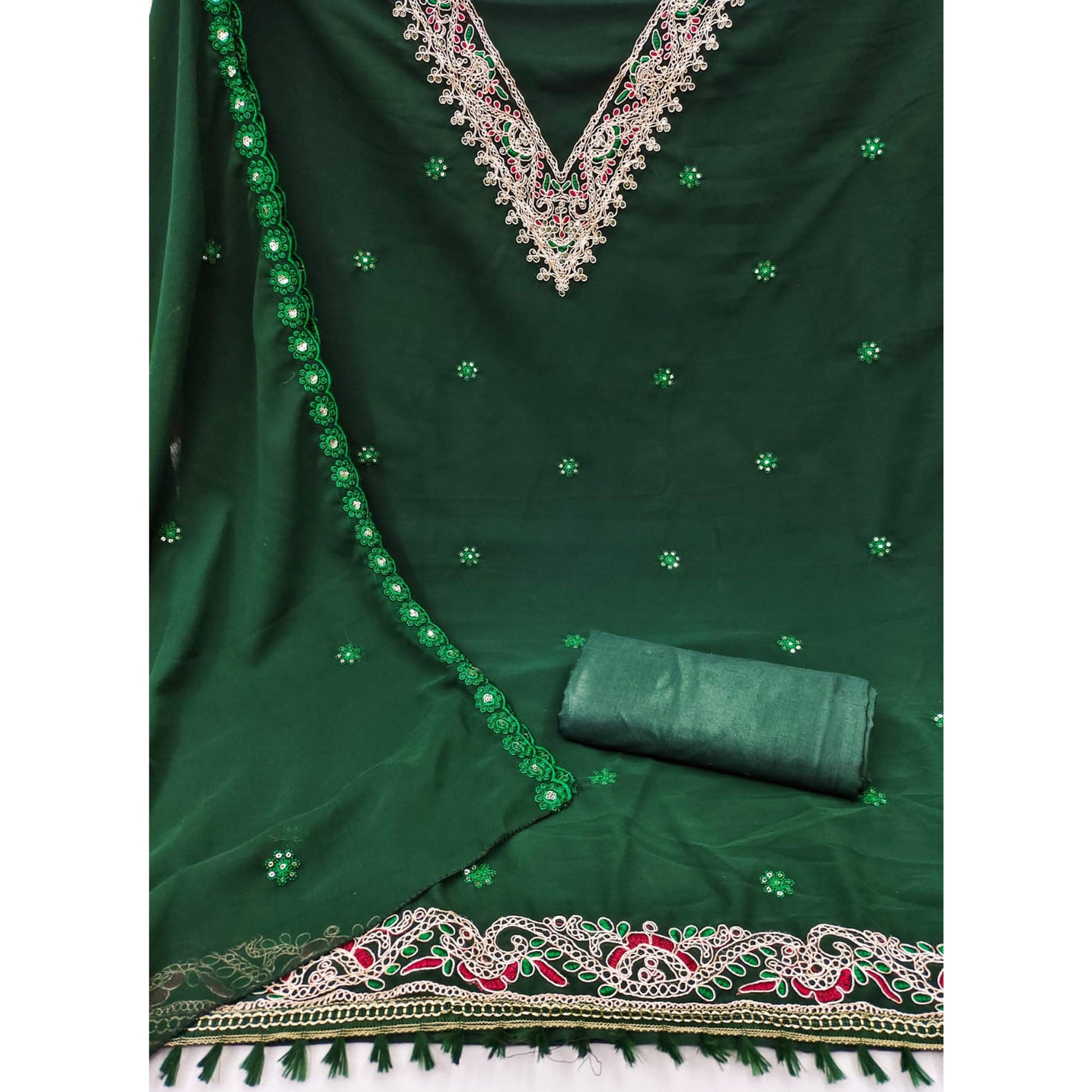 green-sequins-embroidered-georgette-dress-material-2
