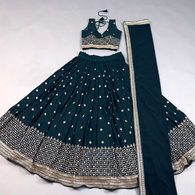 green-embroidered-georgette-lehenga-choli-1