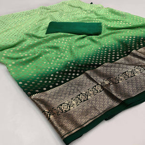green-floral-foil-printed-georgette-saree-2