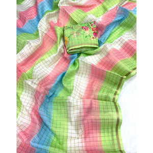 green-weaving-chanderi-saree