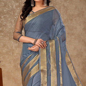 grey-floral-zari-woven-organza-saree