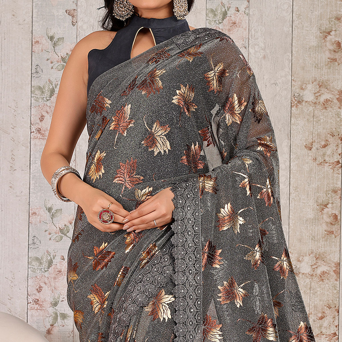 grey-foil-printed-lycra-saree-with-embroidered-lace-border-1