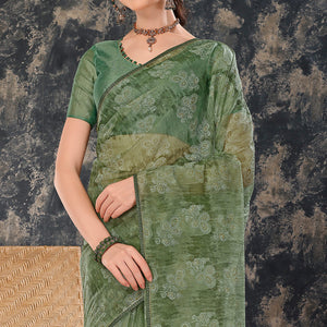green-floral-printed-with-zari-work-cotton-silk-saree