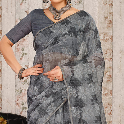 grey-floral-printed-with-zari-work-cotton-silk-saree