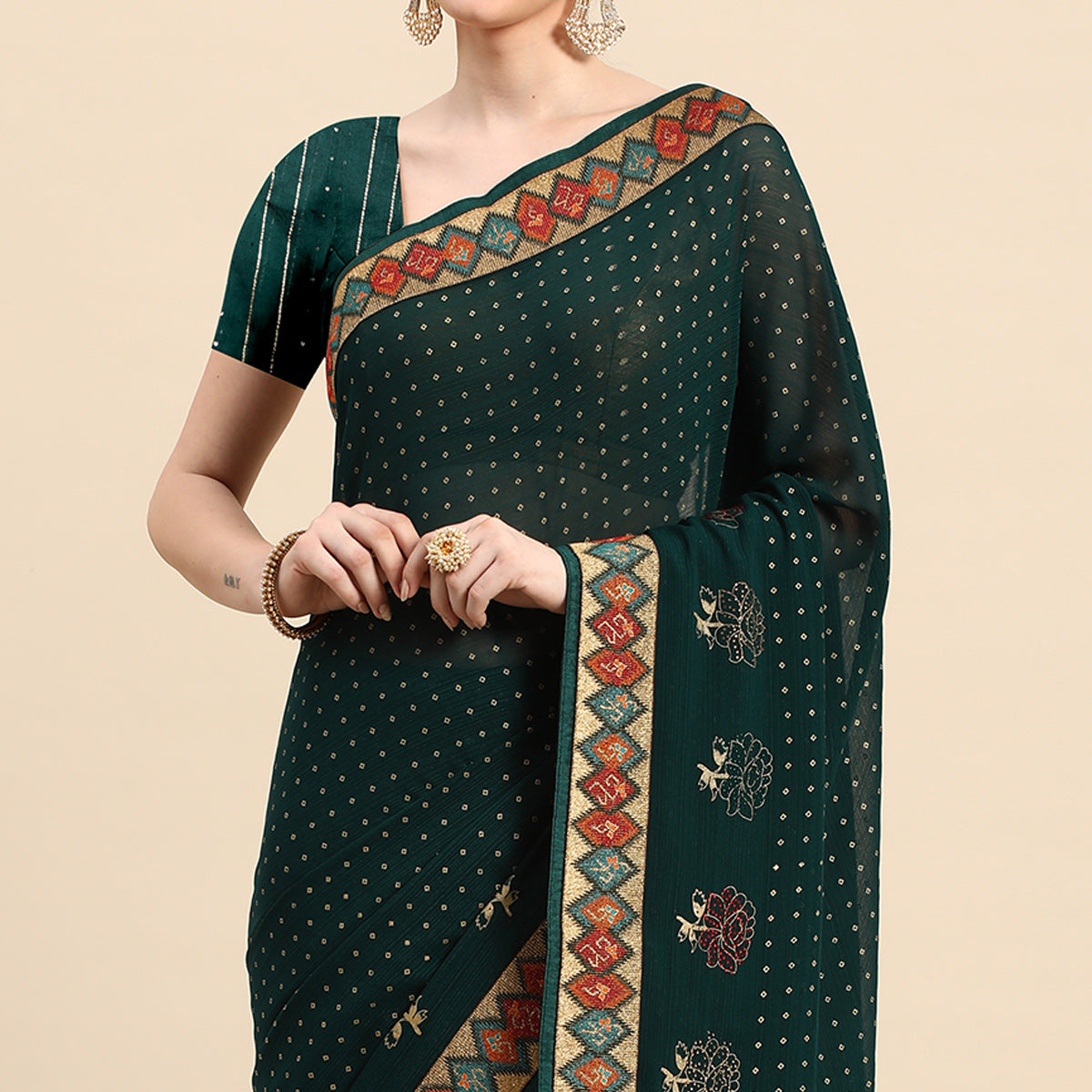 green-foil-printed-with-swarovski-zomato-silk-saree