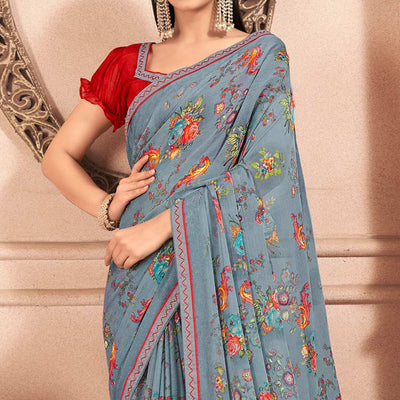 grey-floral-printed-chiffon-saree-with-lace-border-4
