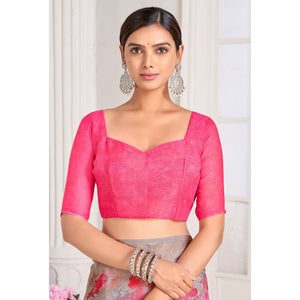 grey-pink-floral-printed-chiffon-saree