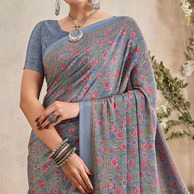 grey-crepe-silk-floral-printed-saree