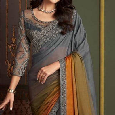 grey-mustard-embroidered-chiffon-ombre-saree