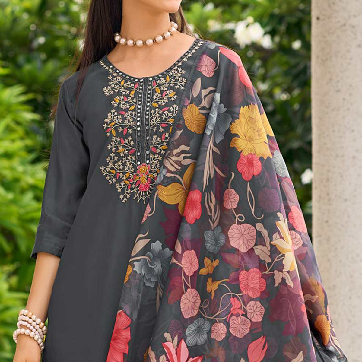 grey-floral-embroidered-chanderi-silk-suit