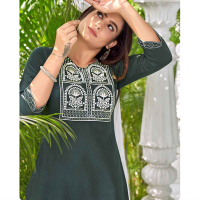 grey-floral-embroidered-rayon-kurti-4