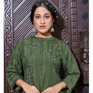 green-floral-embroidered-rayon-kurti-6