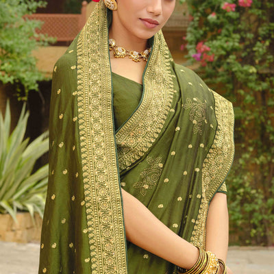 green-swarovski-work-embroidered-vichitra-silk-saree