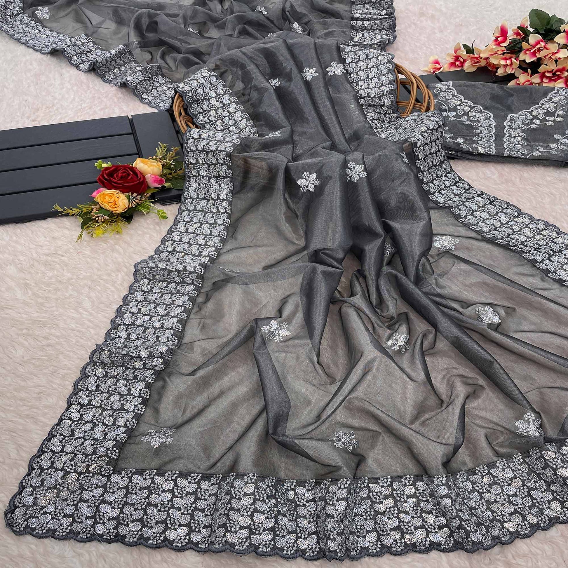 grey-floral-embroidered-net-saree