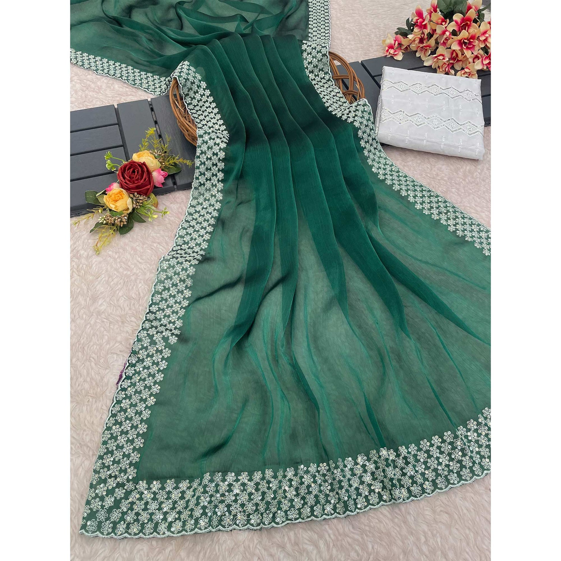 green-sequins-embroidered-chiffon-saree-6