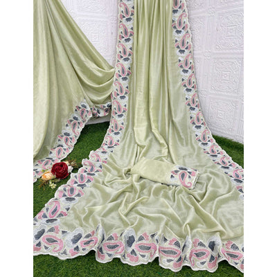 green-floral-embroidered-vichitra-silk-saree-4