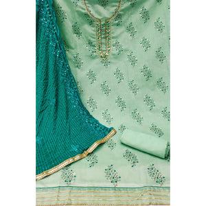 green-printed-with-handwork-modal-dress-material-2