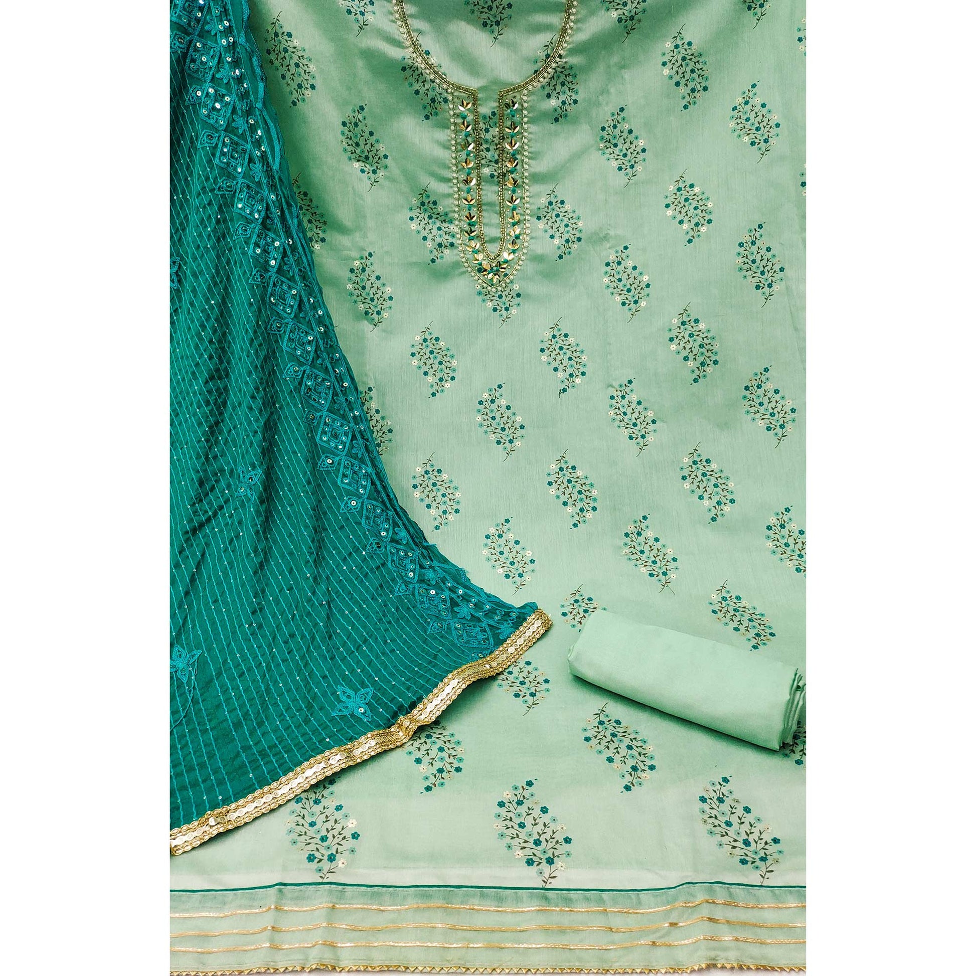 green-printed-with-handwork-modal-dress-material-2