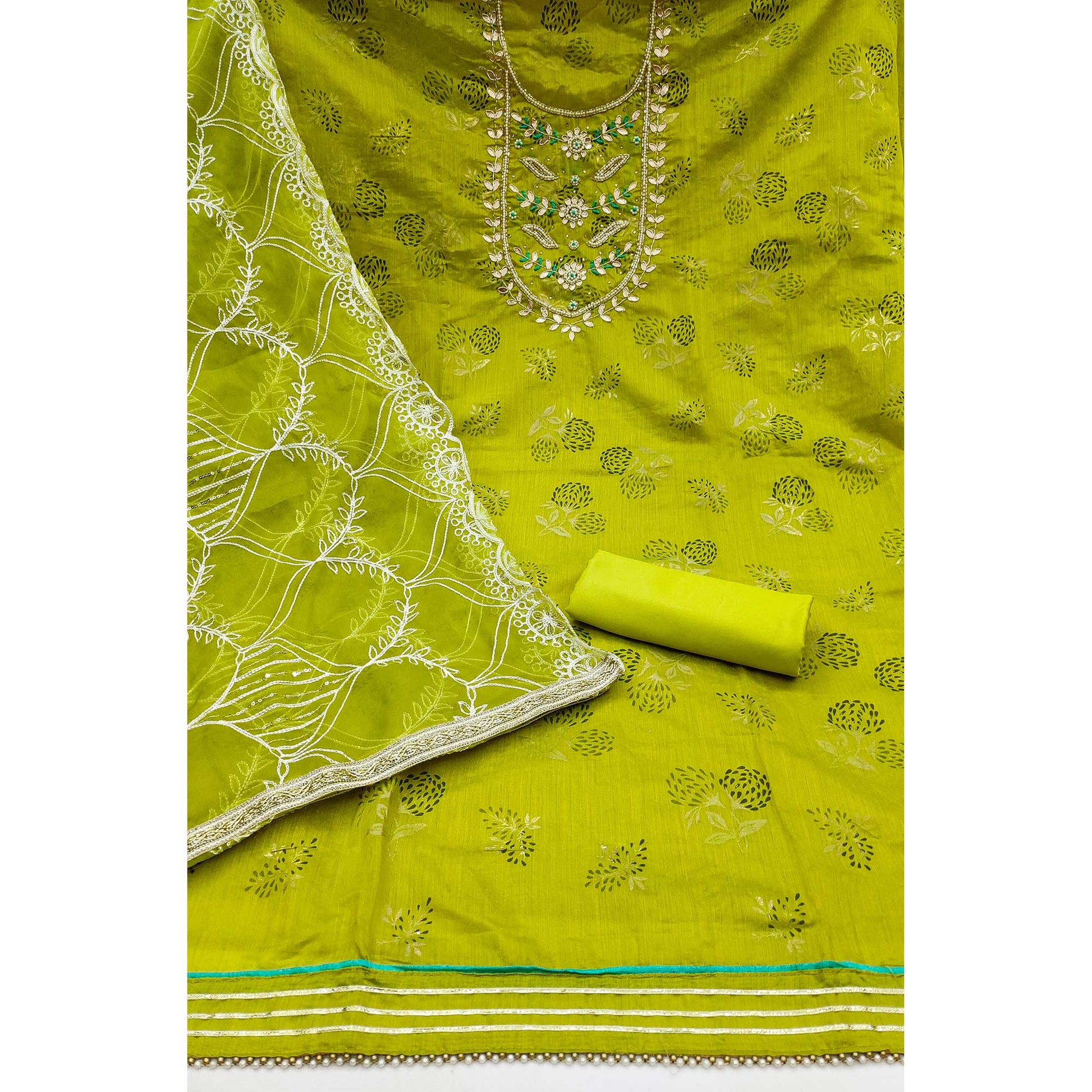 green-floral-printed-handwork-modal-dress-material