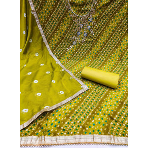 green-bandhani-printed-pure-cotton-dress-material-2