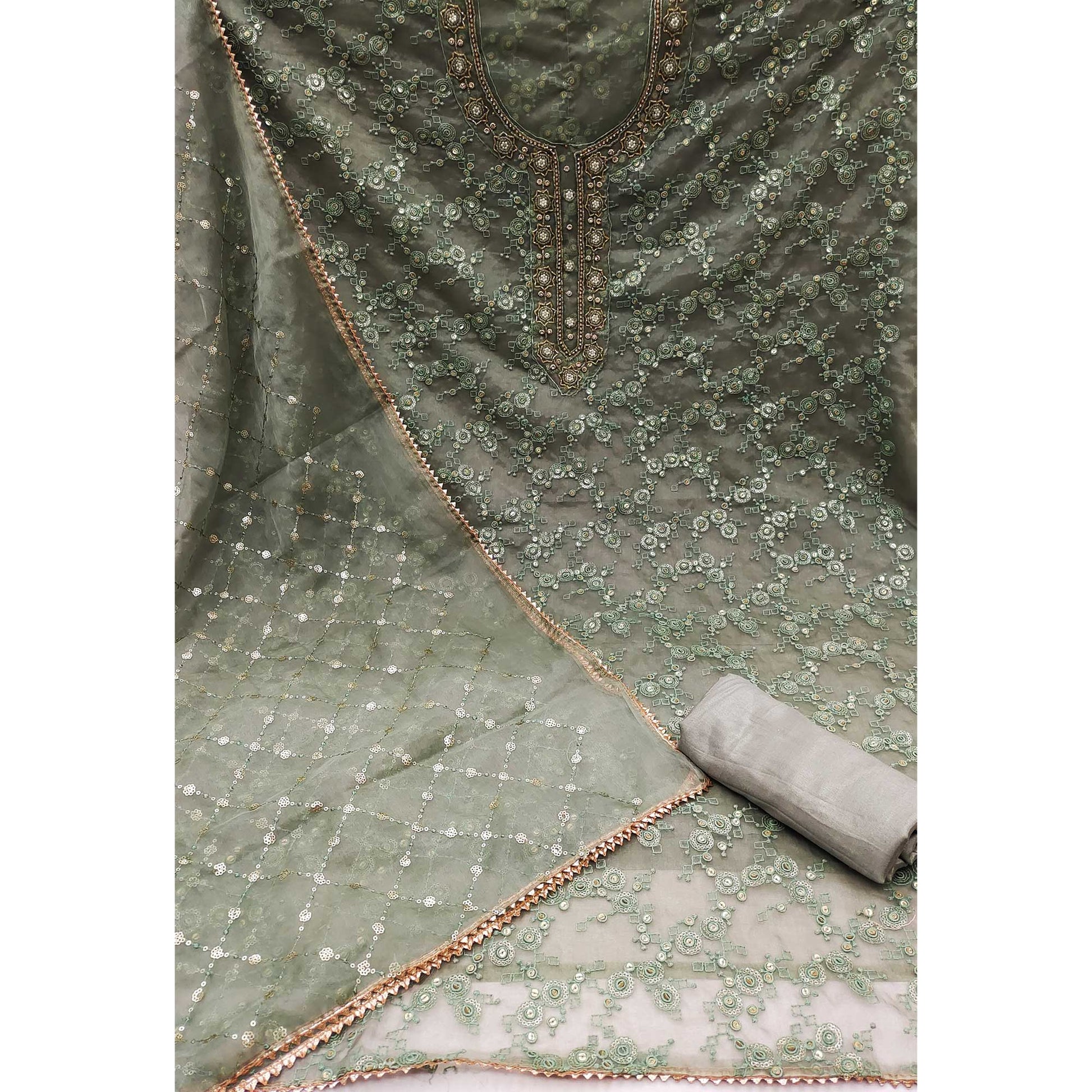 green-sequins-embroidered-organza-dress-material