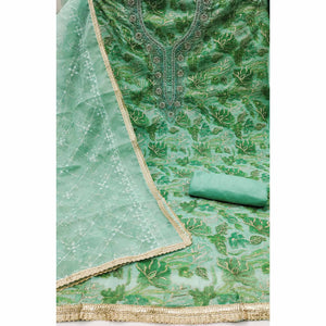 green-floral-printed-organza-dress-material-6