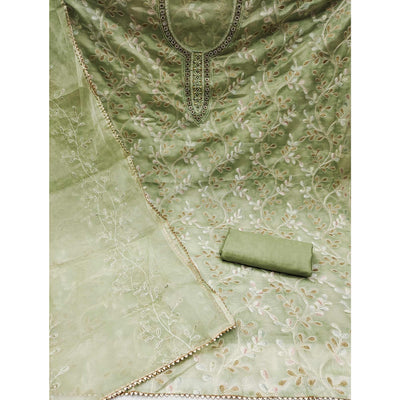 green-embroidered-organza-dress-material-1